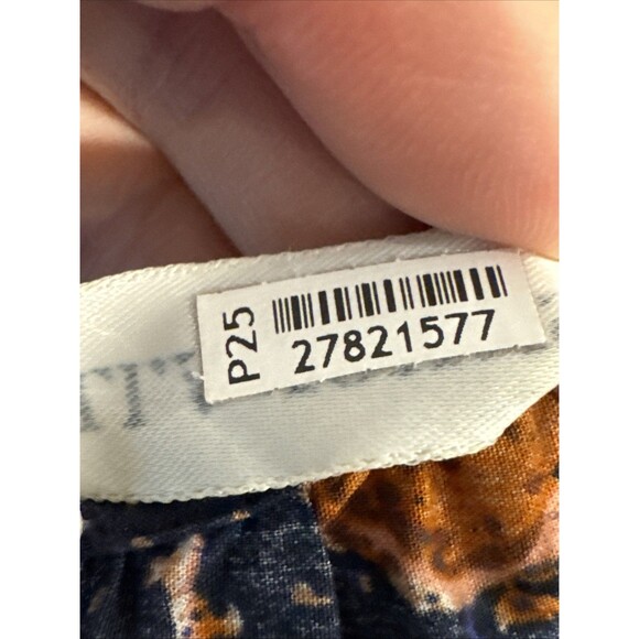 Ulla Johnson Blouse Joni Size 6 Blouse Top Abstract Floral Cotton Puff Sleeve - Picture 12 of 14